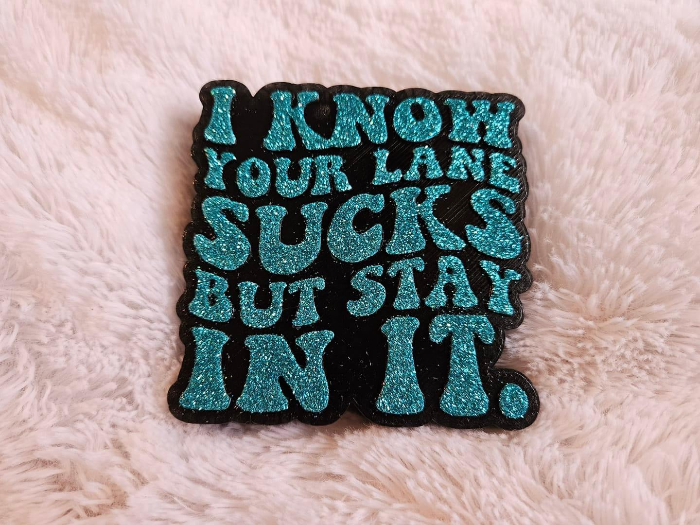 I Know Your Lane Sucks Silicone Mold