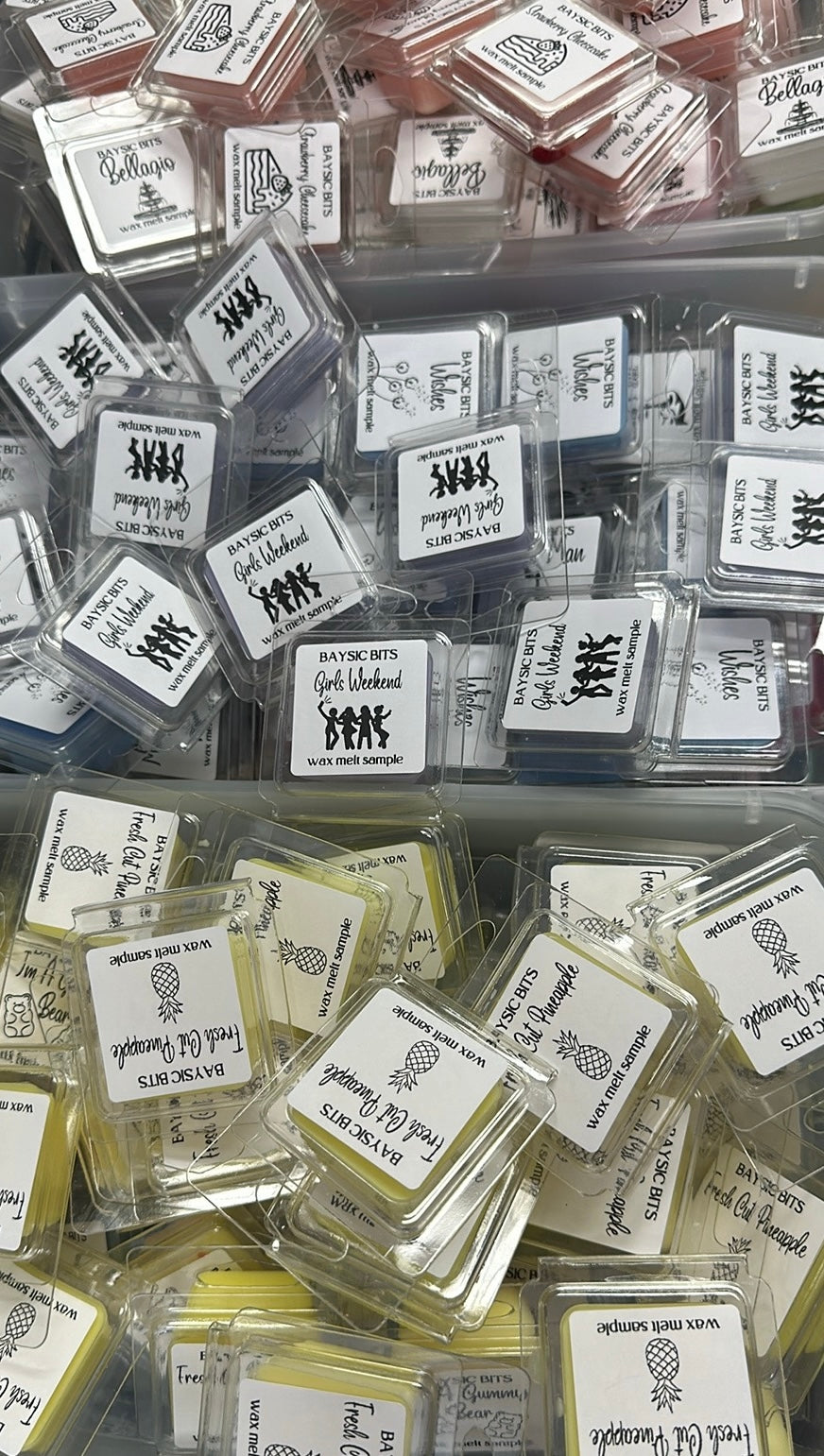 50pc Wax Melt Sample Freebie Bundle