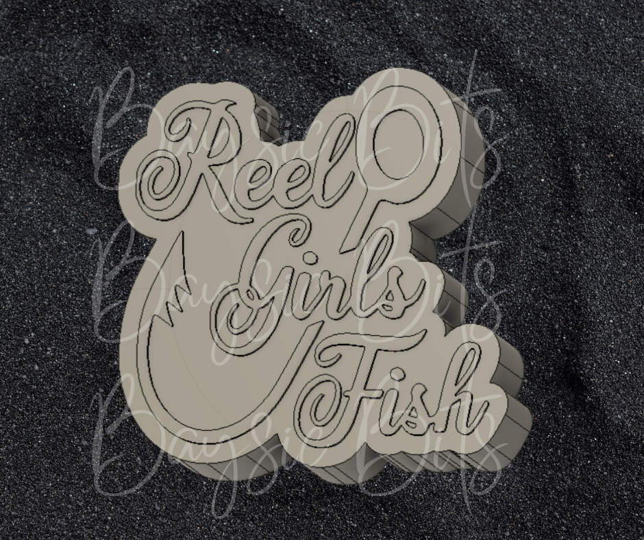 Reel Girls Fish Silicone Mold