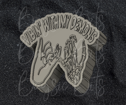 Vibin' With My Demons Silicone Mold