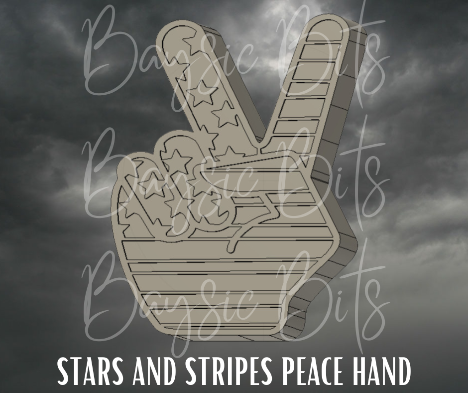 Stars & Stripes Peace Hand