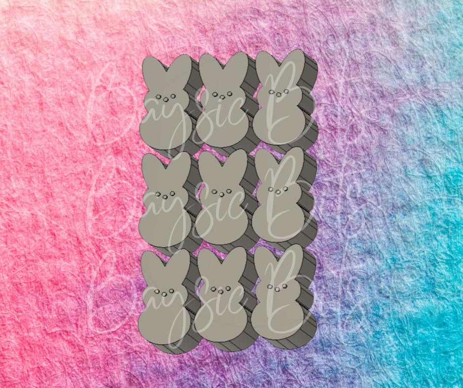 Bunnies Wax Melt Mold