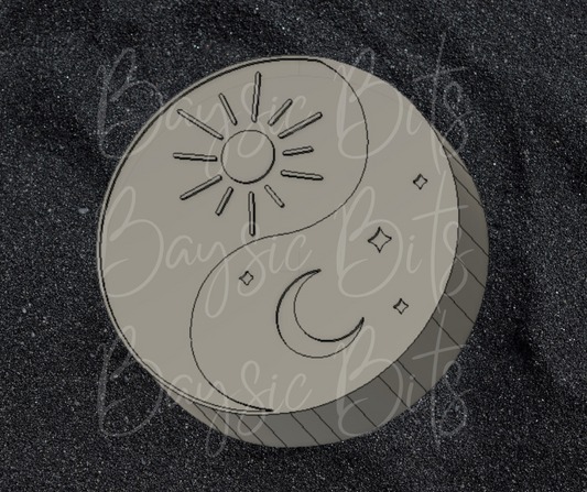 Sun & Moon Yin Yang Silicone Mold