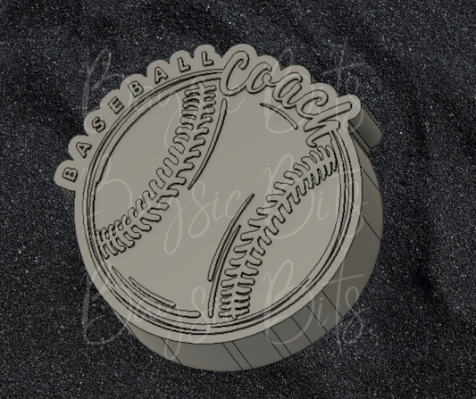 Baseball Coach Silicone Mold