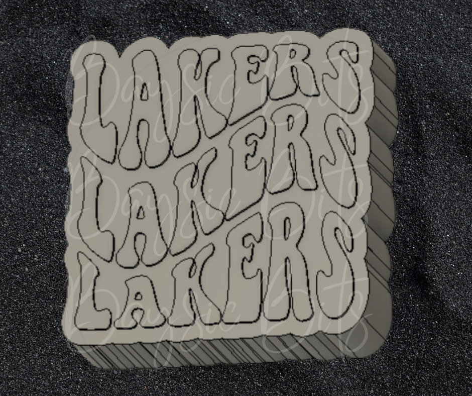 Lakers Silicone Mold