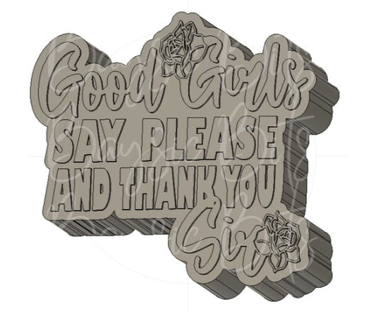 Good Girls Say Please & Thank You Sir