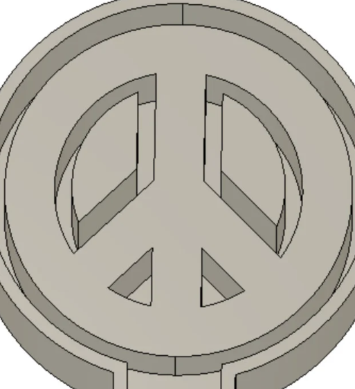 Peace Sign Silicone Mold