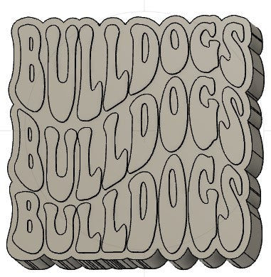 Bulldogs Silicone Mold