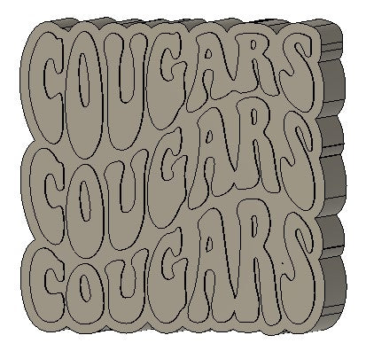 Cougars Silicone Mold