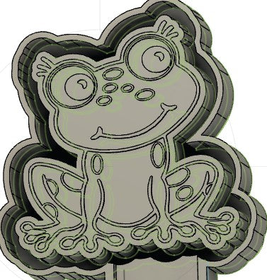 Cute Frog Silicone Mold