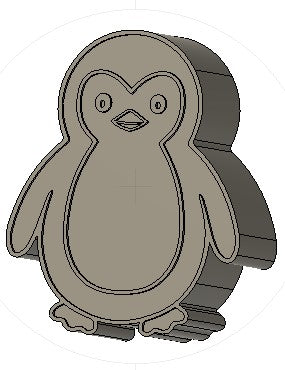 Cute Penguin Silicone Mold