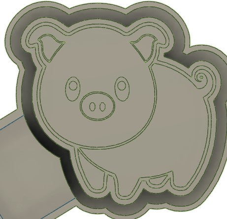 Cute Pig Silicone Mold