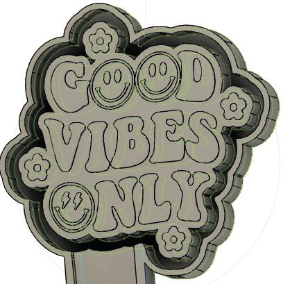 Good Vibes Only Silicone Mold