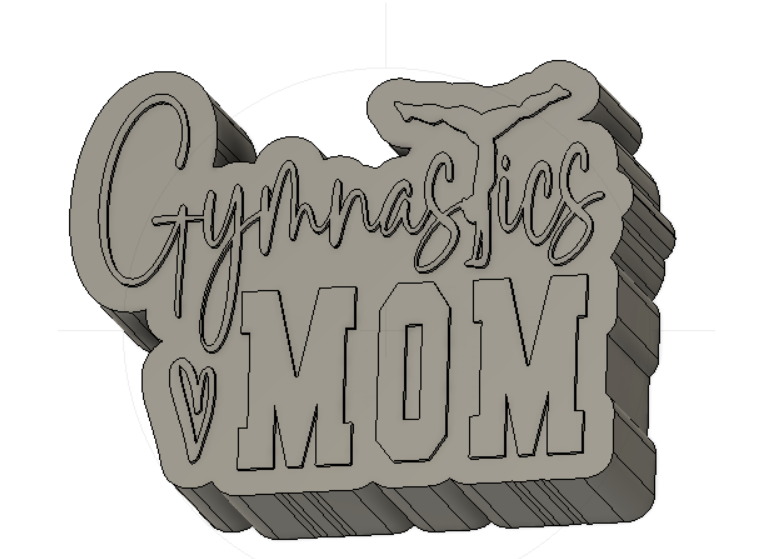 Gymnastics Mom Silicone Mold