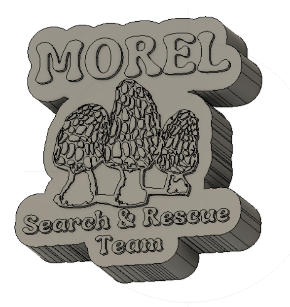 Morel Mushroom Search and Rescue Silicone Mold