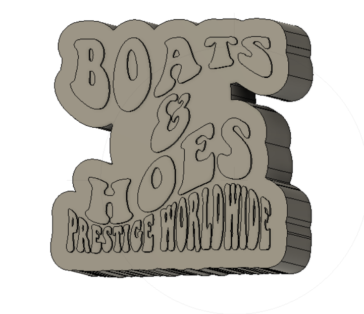 Boats & Hoes Silicone Mold