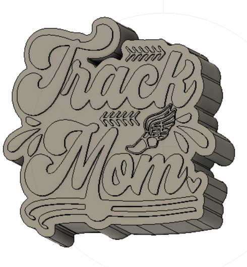 Track Mom Silicone Mold