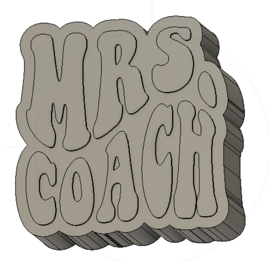 Mrs. Coach Silicone Mold