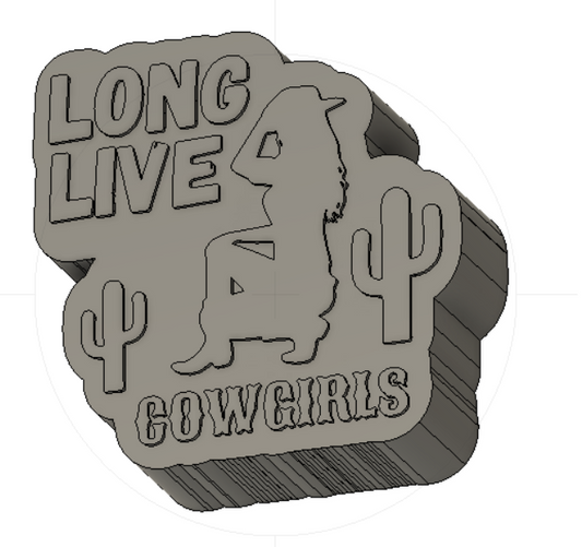 Long Live Cowgirls Silicone Mold