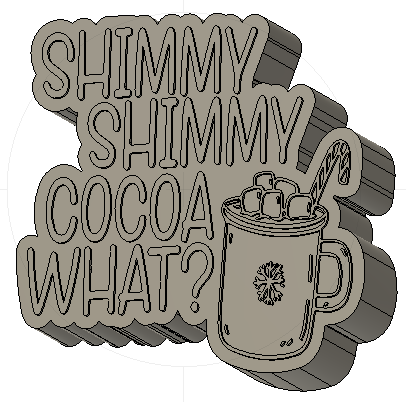 Shimmy Shimmy Cocoa What Silicone Mold