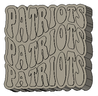 Patriots Silicone Mold