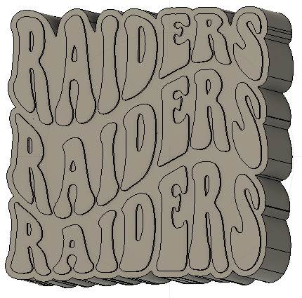 Raiders Silicone Mold