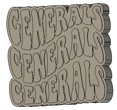 Generals Silicone Mold