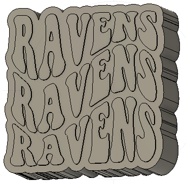 Ravens Silicone Mold