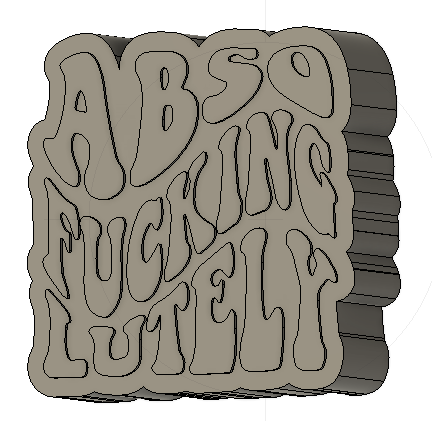 AbsoFuckingLutely Silicone Mold