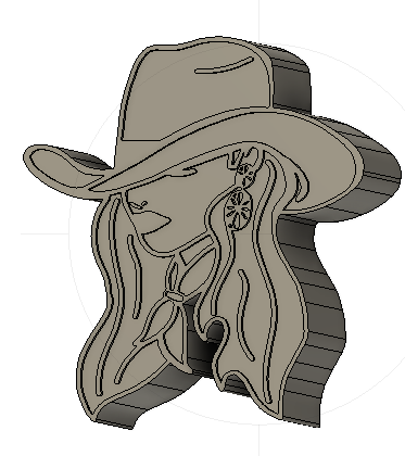 Cowgirl Silicone Mold