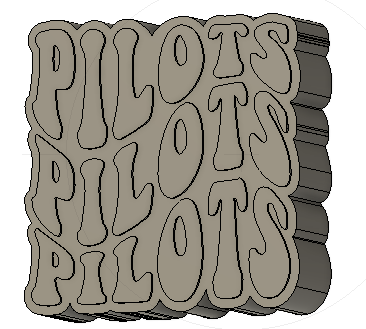 Pilots Silicone Mold