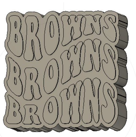 Browns Silicone Mold