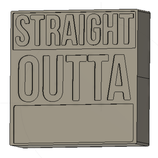 Straight Outta Silicone Mold