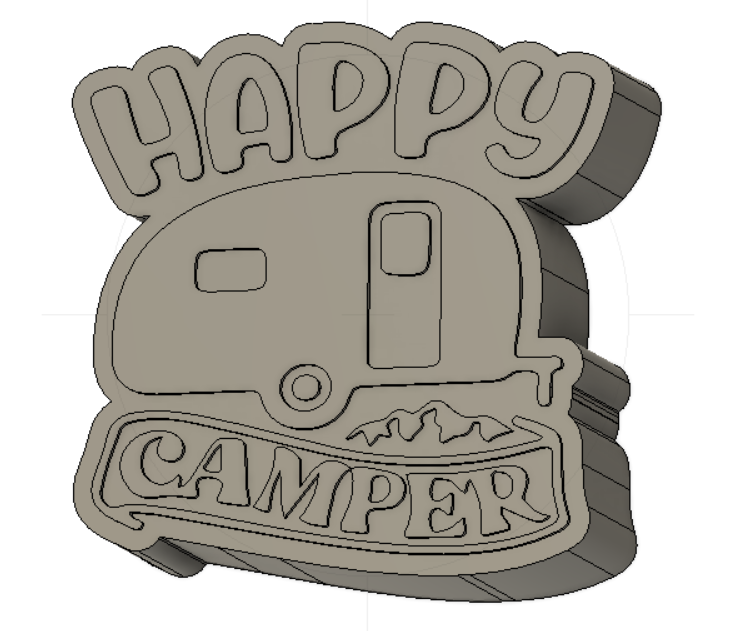 Happy Camper Silicone Mold