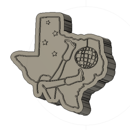 Texas Cowgirl Silicone Mold