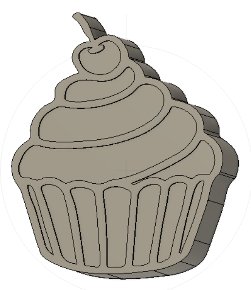 Cupcake Vent Size Silicone Mold