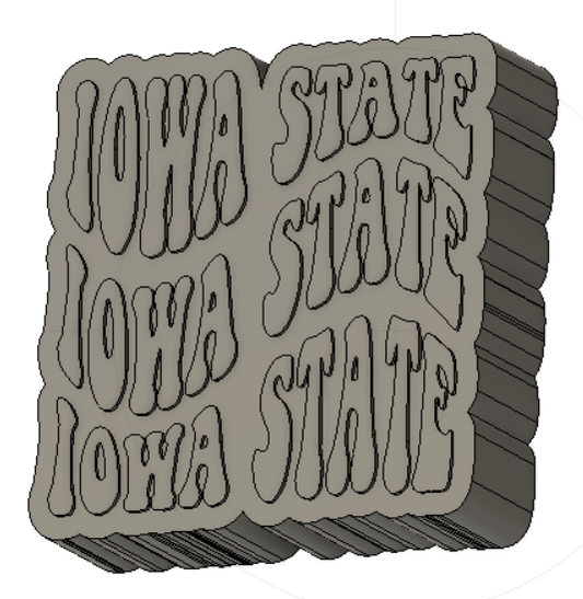 Iowa State Silicone Mold