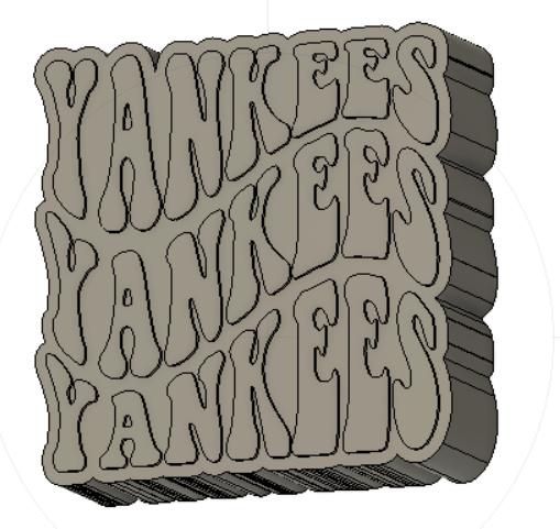 Yankees Silicone Mold