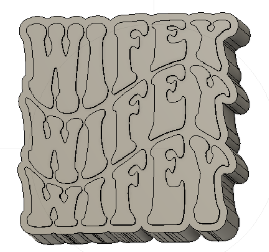 Wifey Silicone Mold