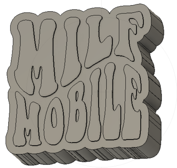 MILF Mobile Silicone Mold