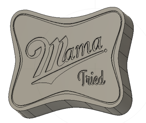 Mama Tried Silicone Mold