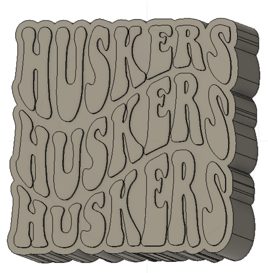 Huskers Silicone Mold