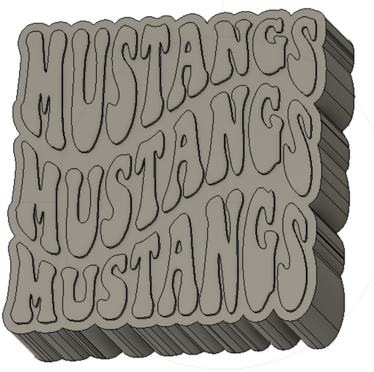 Mustangs Silicone Mold