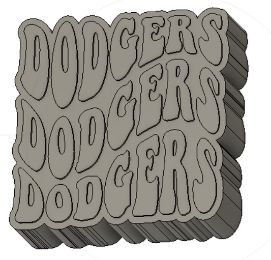 Dodgers Silicone Mold