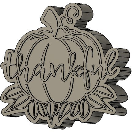 Thankful Pumpkin Silicone Mold