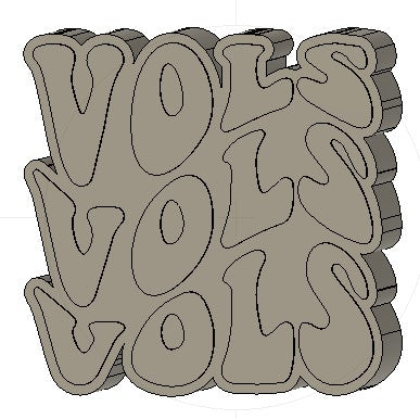 Vols Silicone Mold