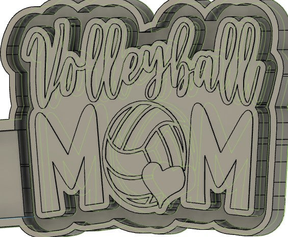 Volleyball Mom Silicone Mold