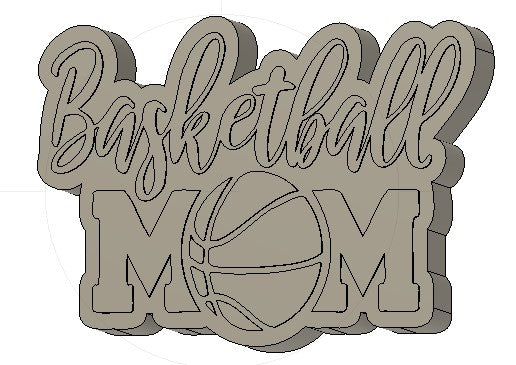 Basketball Mom Silicone Mold