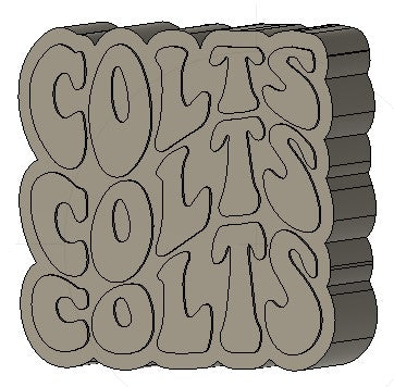 Colts Silicone Mold