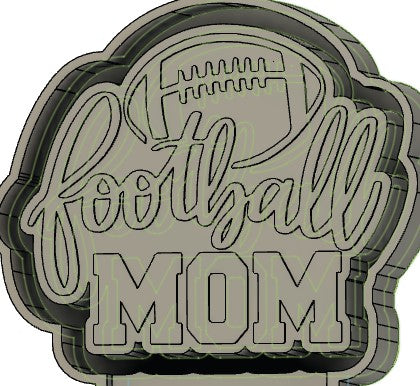 Football Mom Silicone Mold